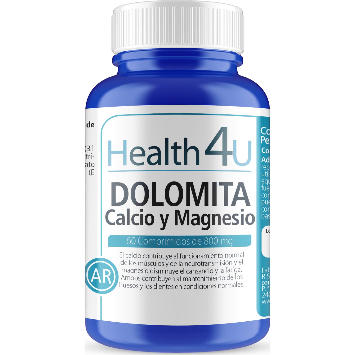 H4U Dolomita Calcio y Magnesio 60comp