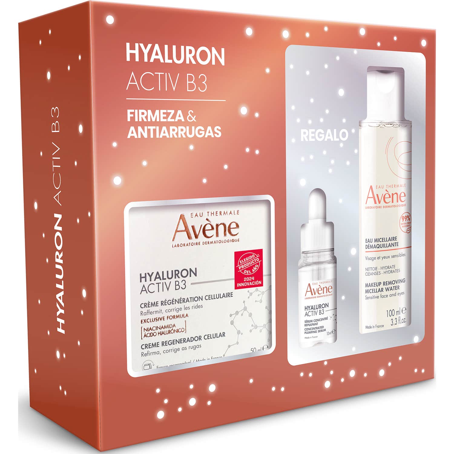 Avène Pack Hyaluron Active B3 Crème + Agua Micelar + Sérum