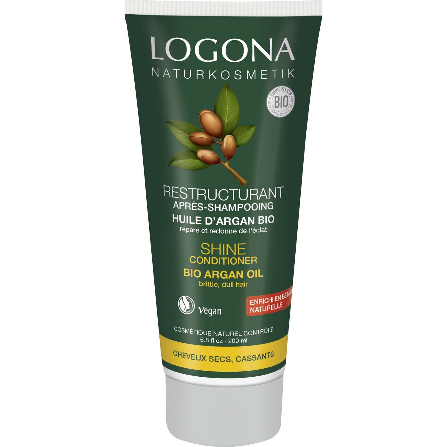 Logona Acondicionador de Argán Brillo 200ml