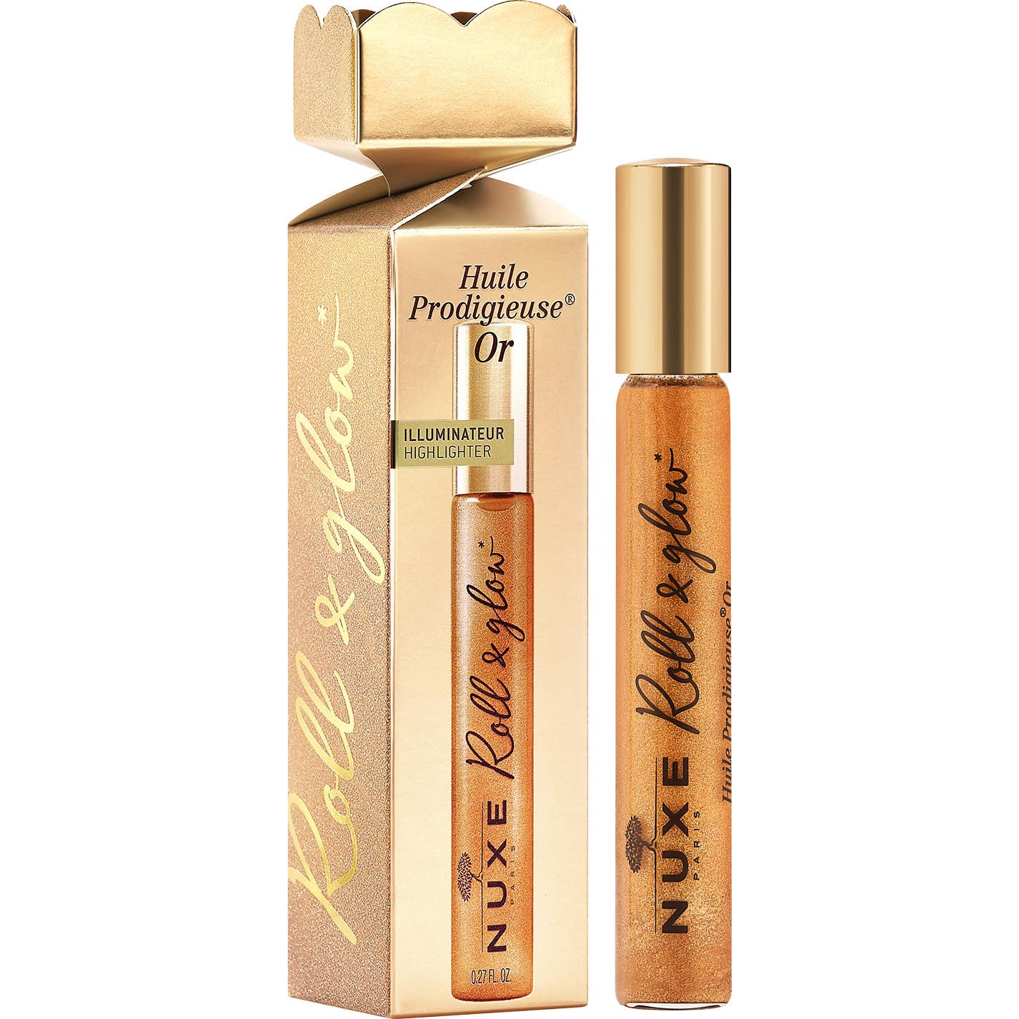 Nuxe Craker Huile Prodigieuse Or Roll&Glow Roll-On 8ml