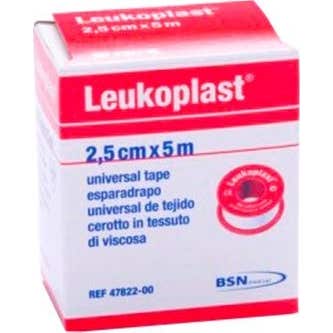 Leukoplast esparadrapo color blanco 2,5 mx5 cm 1 ud