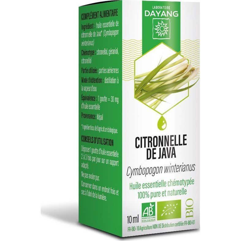 Dayang Aceite Esencial de Hierba de Limón Java Orgánico 10 ml