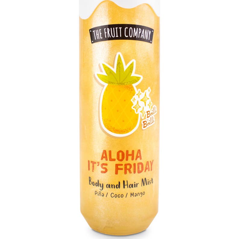 'The Fruit Company Aloha It''s Friday Body & Hair Mist Glitter 200 ml'