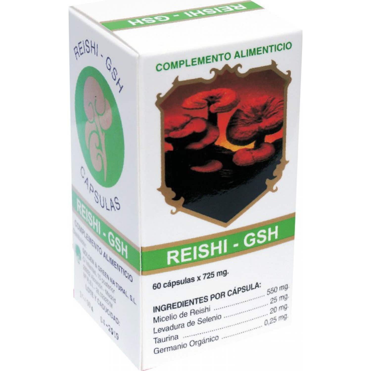 Golden & Green Reishi Gsh 120 Caps