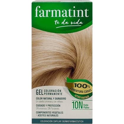 Farmatint Gel 10N Rubio Platino 135ml