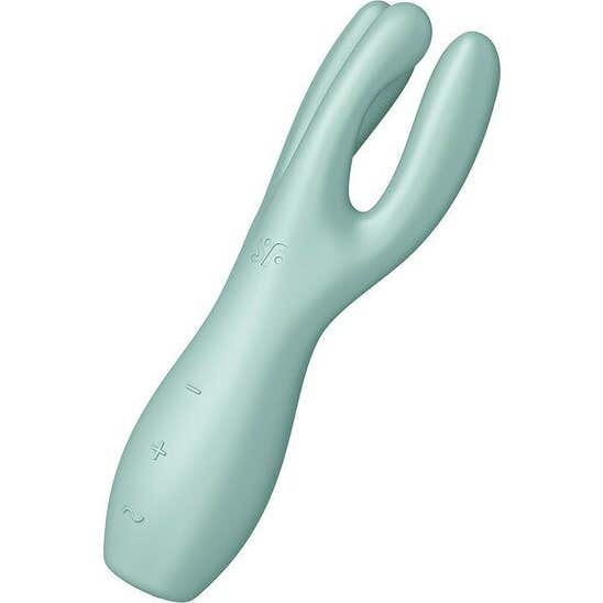 Satisfyer Threesome 3 Vibrador Verde 1 ud