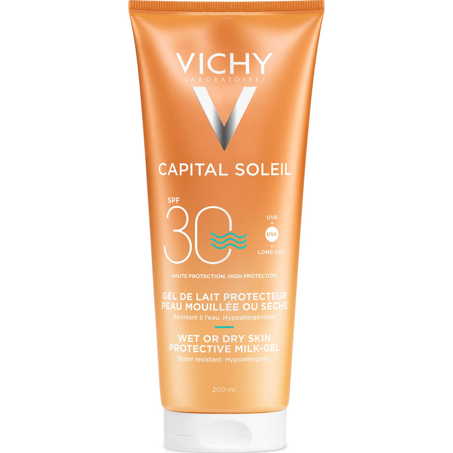 Vichy Capital Soleil Leche-Gel Protectora Wet or Dry Skin SPF30 200ml