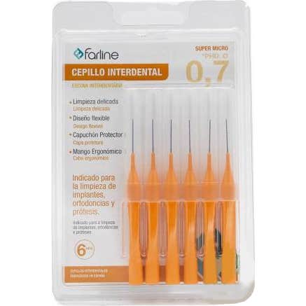 Farline Cepillo Interdental Super Micro 0,7mm 6uds