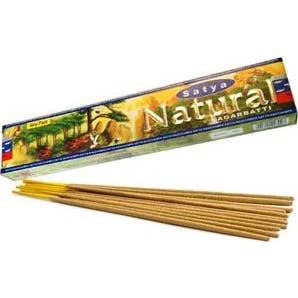 Satya Incienso Stick Natural 15 uds