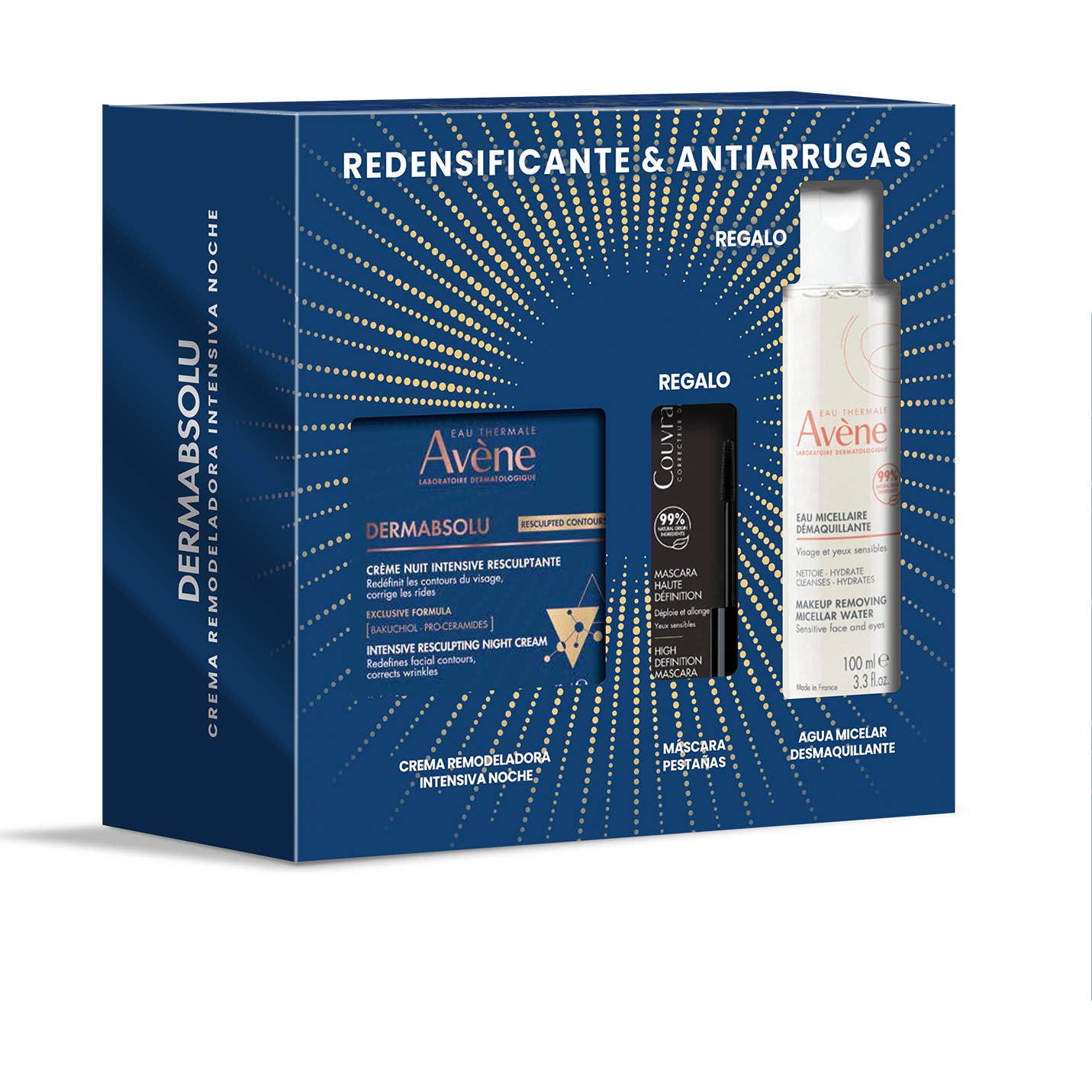 Avène Pack Dermabsolu Noche 50ml + Máscara 3ml + Agua Micelar 100ml