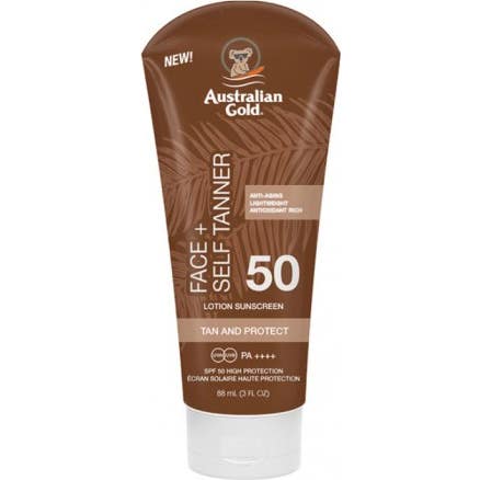 Australian gold Face+Self Tanner Lotion Spf50 88 ml