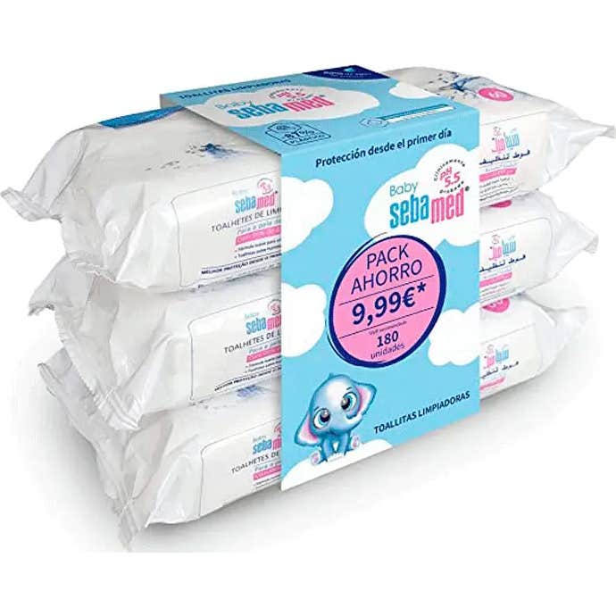 Sebamed Baby Toallitas Limpiadoras 3x60uds