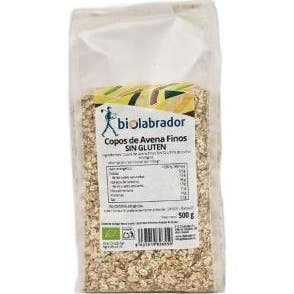Biolabrador Copos de Avena Finos Sin gluten 500 g