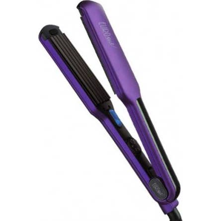 Eurostil Plancha de Frizar y Alisar 3 en 1 Lila 1 ud