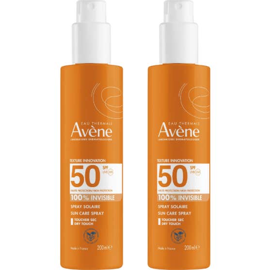 Avène Pack Spray Solar SPF50+ Pieles Sensibles 2x200ml