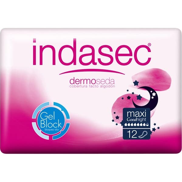 Indasec® Maxi Good Night 12 uds