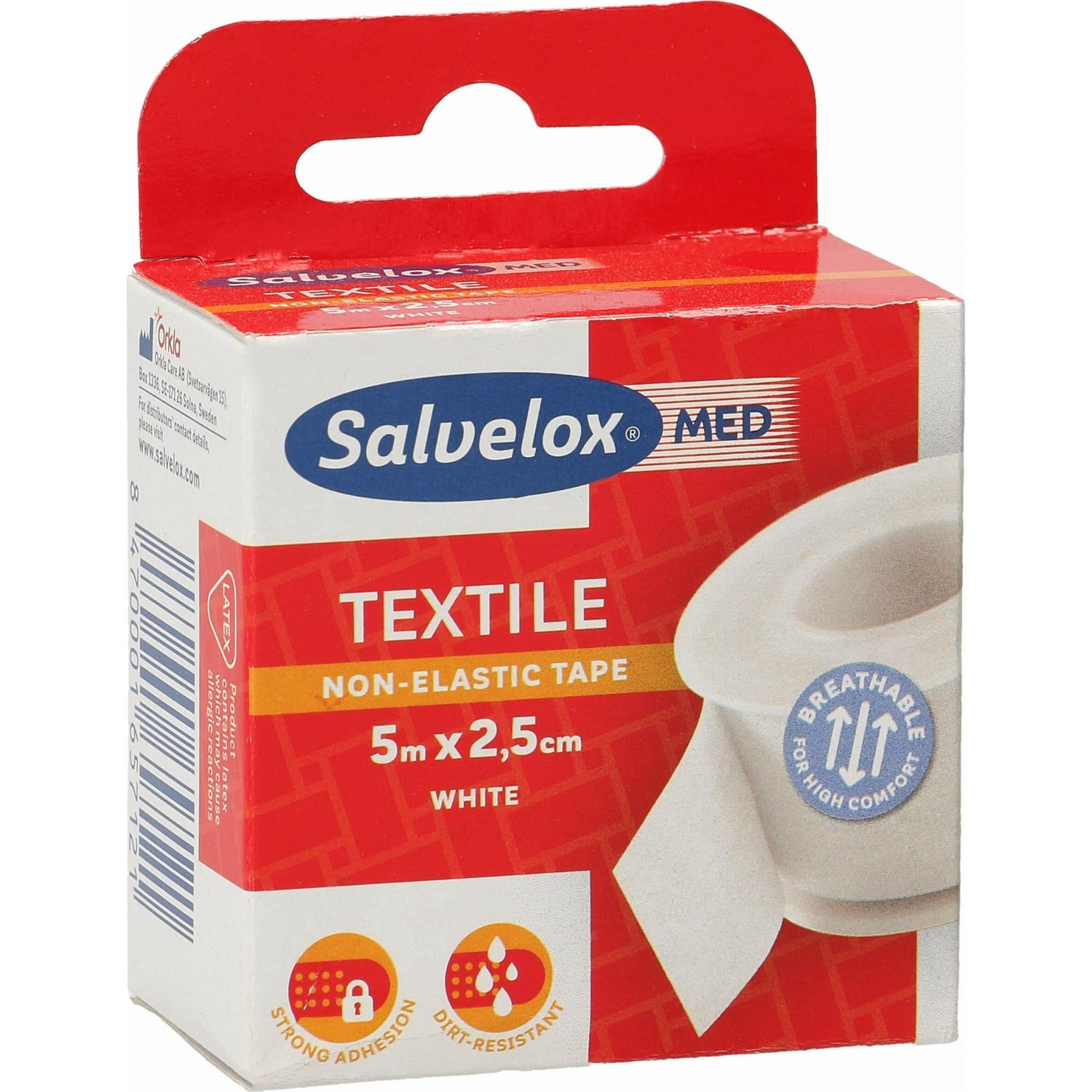Salvelox esparadrapo téxtil blanco 5mx2,5cm 1ud
