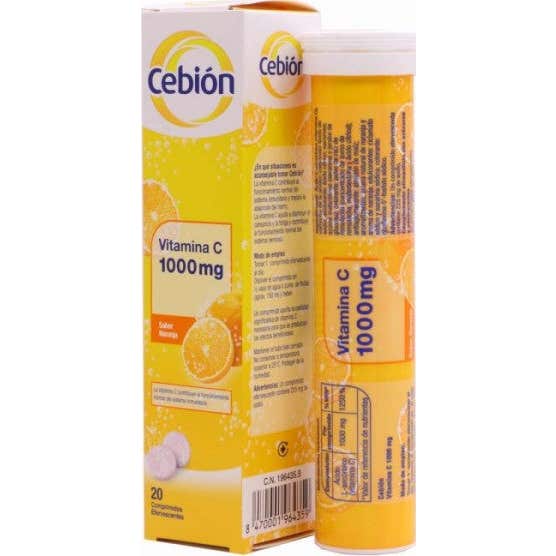Cebion Naranja Efervescente (Sabor ) 20 Comprimidos - Imagen 3
