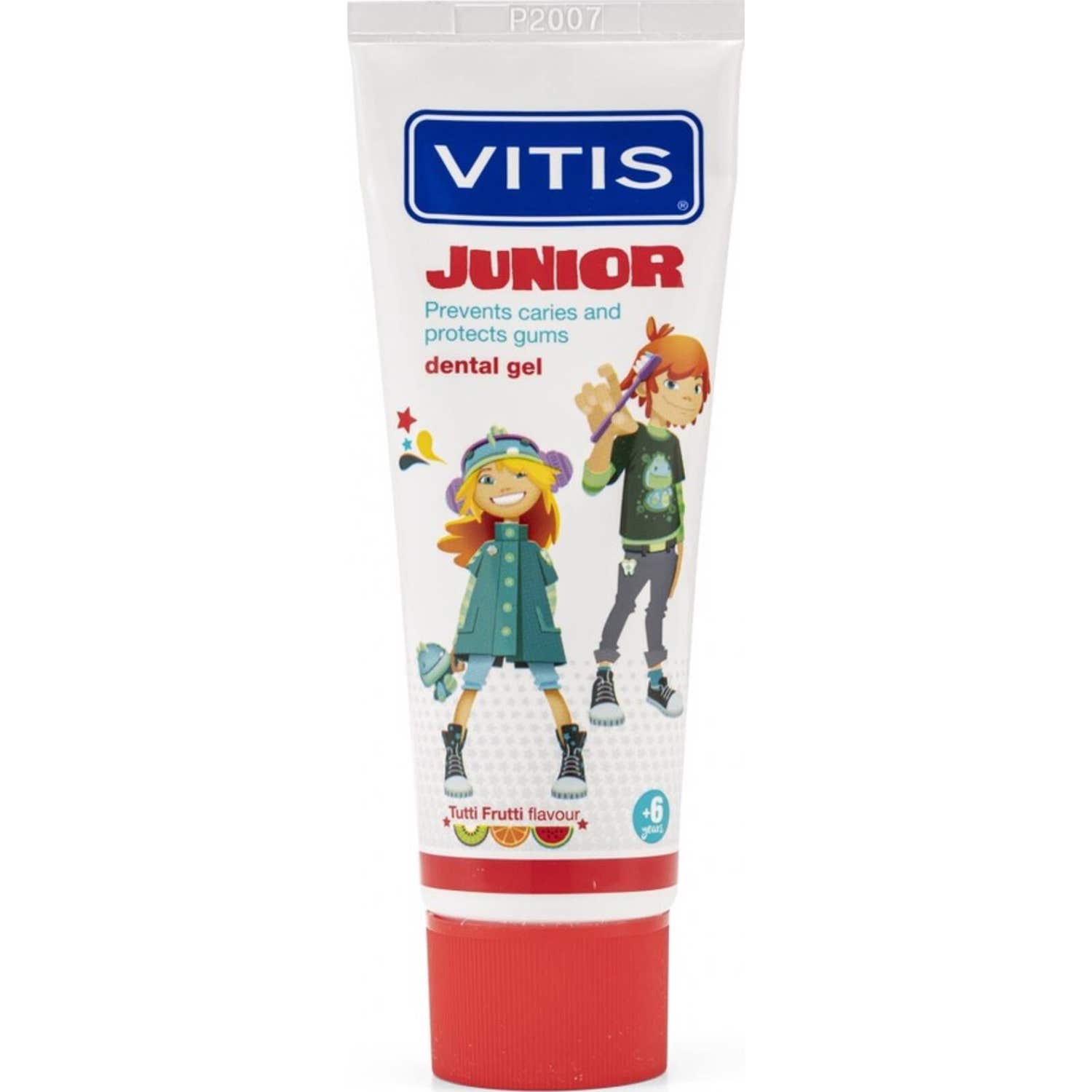 Vitis Junior Gel Dentifrico Sabor Tutti Frutti 75ml
