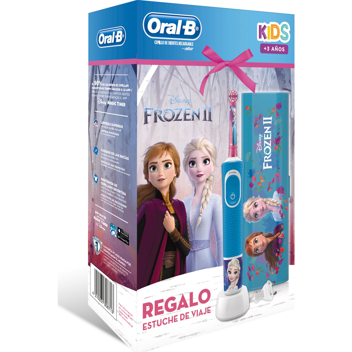 Oral B Pack Navidad Cepillo Infantil Frozen Eléctrico