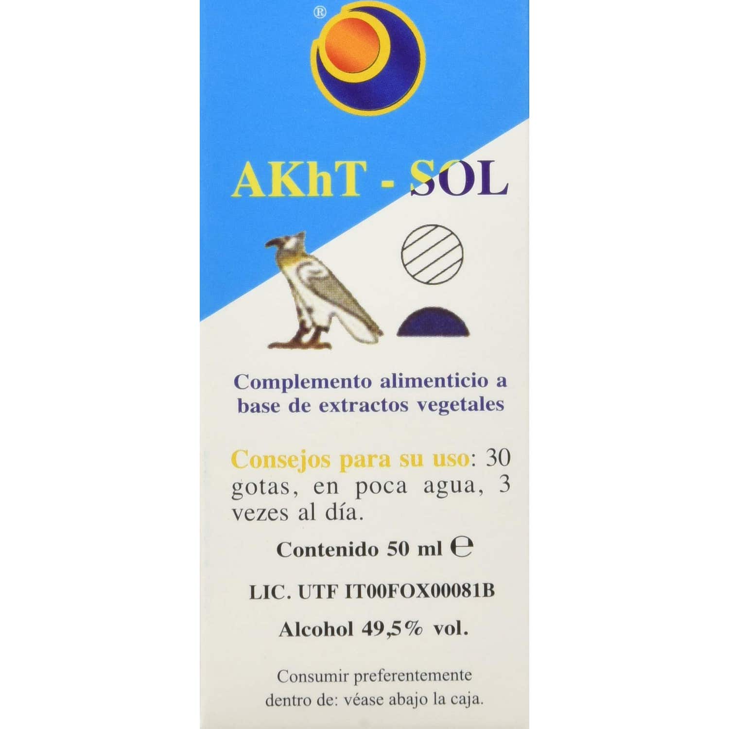 Herboplanet 10 X Akht-Sol Gotas 50 Ml. - Imagen 2