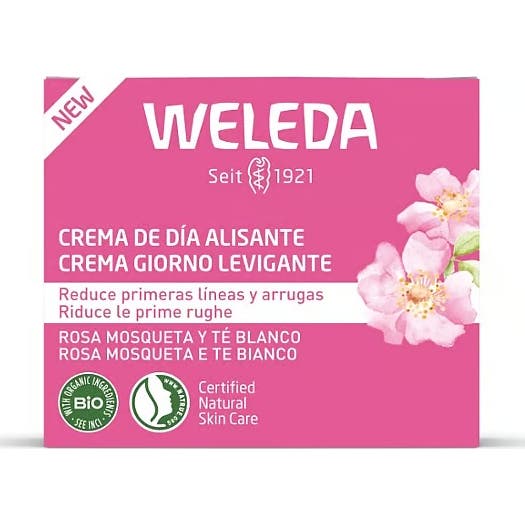 Weleda Crema de Día Alisante de Rosa Mosqueta y Té Blanco 40 ml