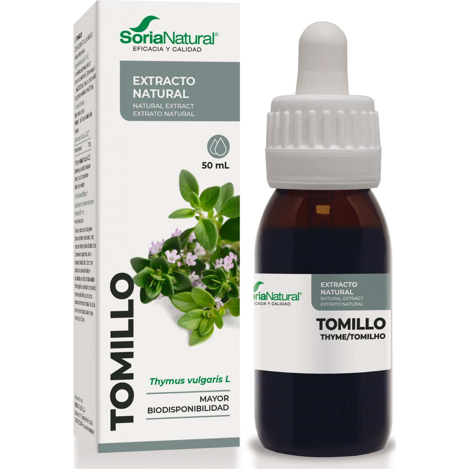 Extracto Tomillo Xxi 50 Ml Soria Natural