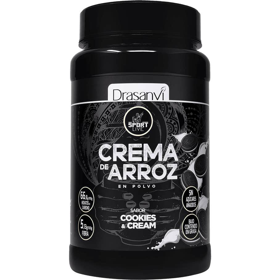 Drasanvi Sport Live Crema de Arroz Cookies & Cream 1000 g