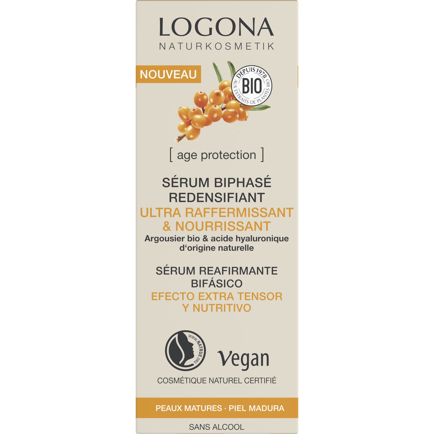 Logona Sérum Bifásico Facial Lifting Age Protection 30ml