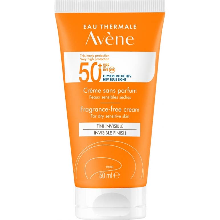 Avène Crema Sin Perfume SPF50+ 50 ml