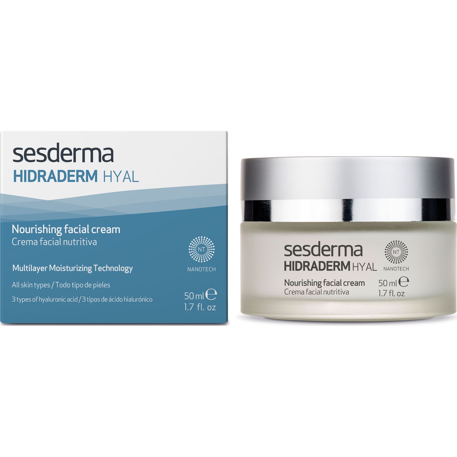 Sesderma Hidraderm Hyal Crema Facial Nutritiva 50ml
