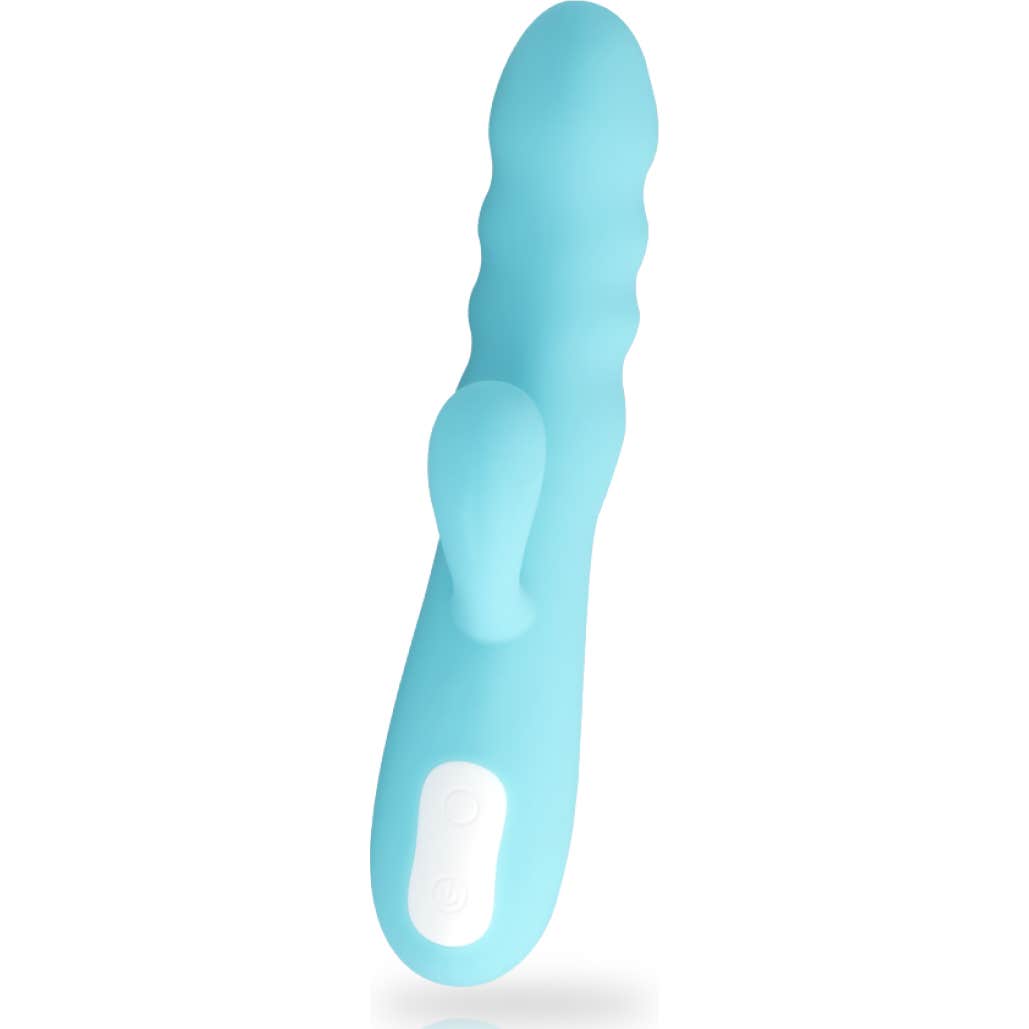 Mia Eiffel Vibrador Rotador Azul Turquesa 1ud