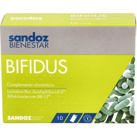 Sandoz Bienestar Bifidus Monodosis Sobres Talla 10 - Imagen 3