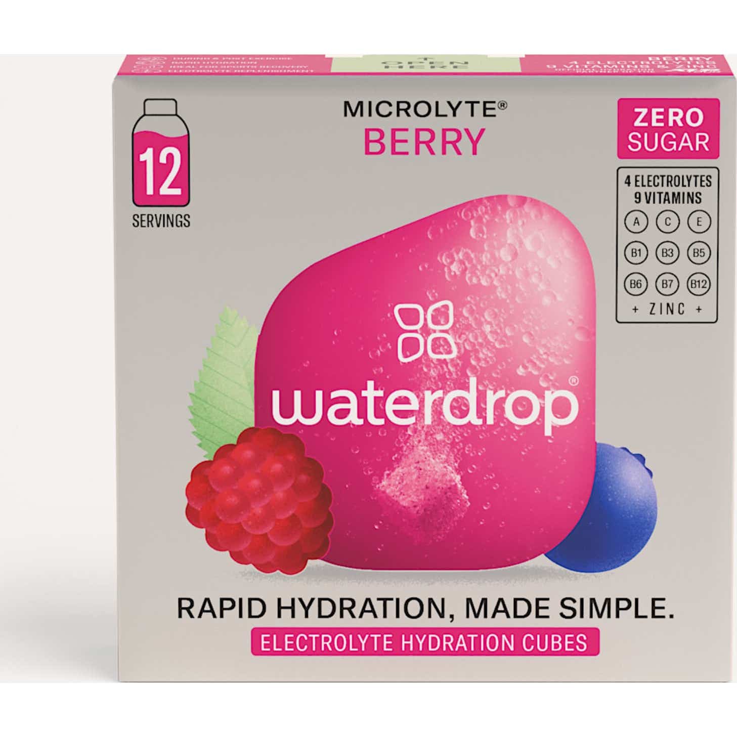 Waterdrop Microlyte Bayas 12x2.2 gr | Natural Doctor