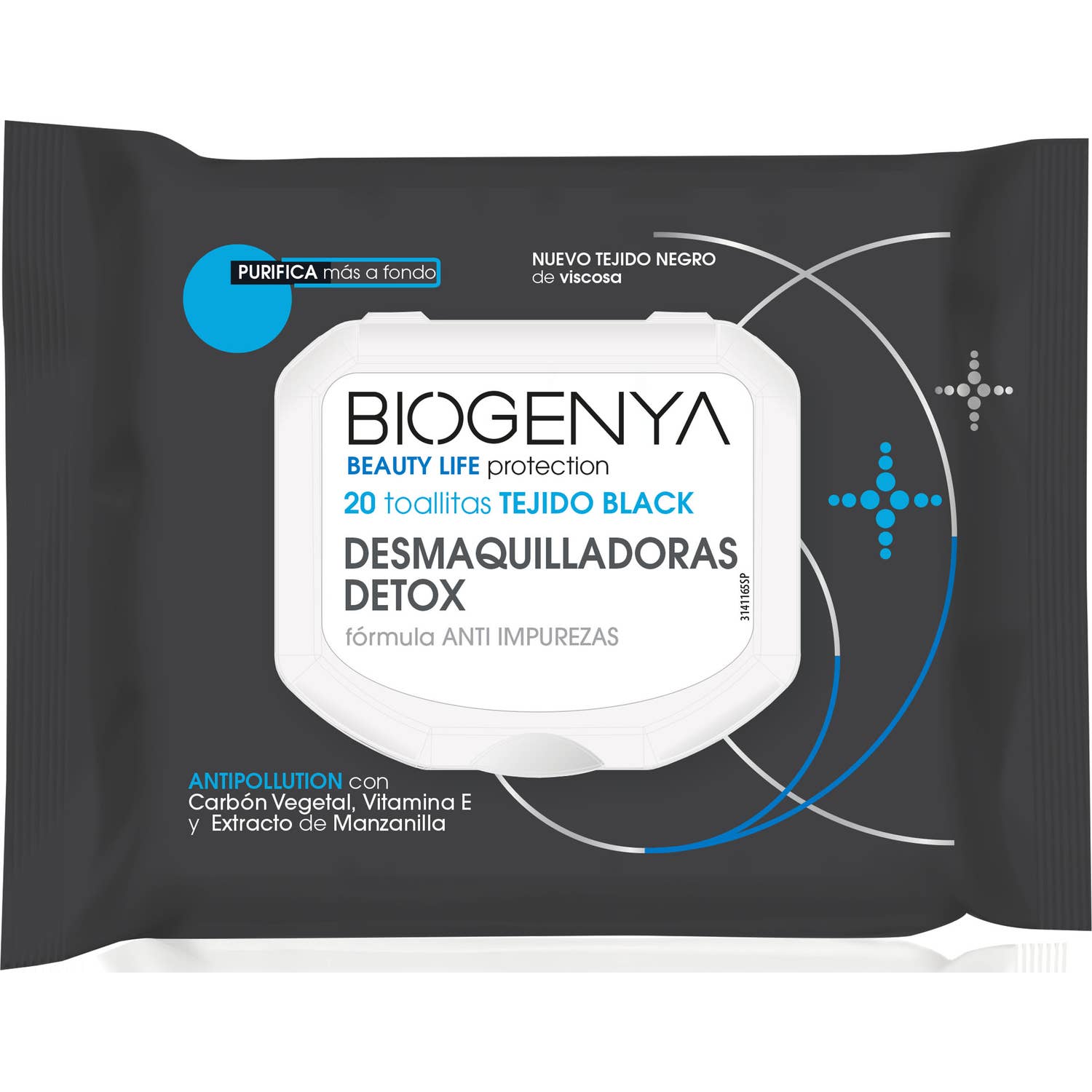 Biogenya Toallitas desmaquillantes Bio 20uds