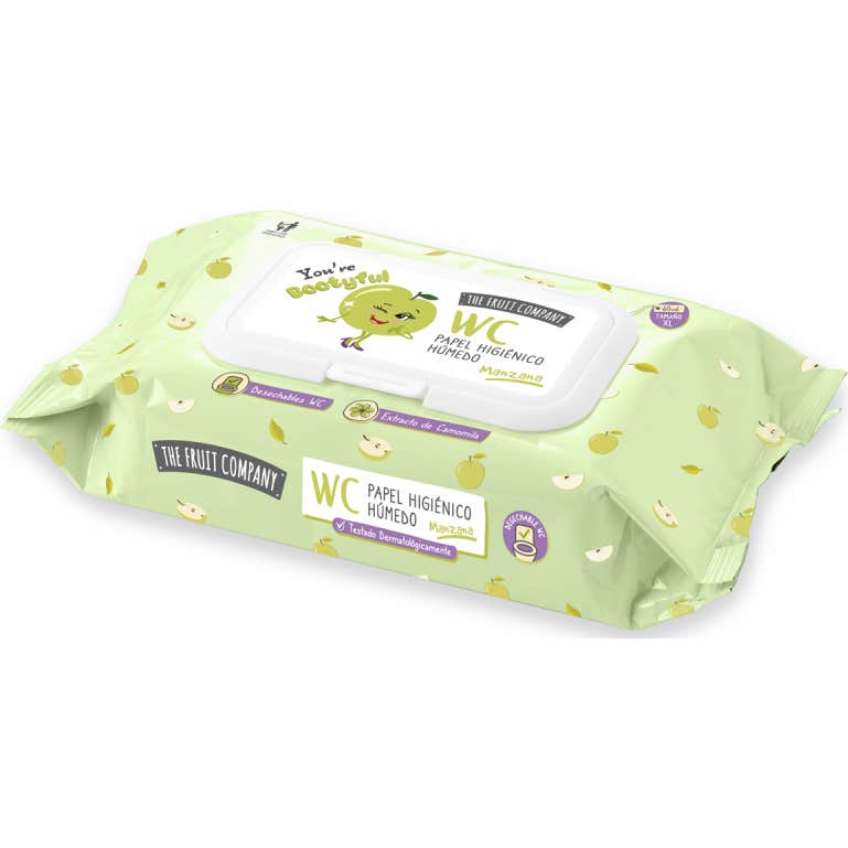 The Fruit Company WC Papel Higiénico Manzana 60 uds