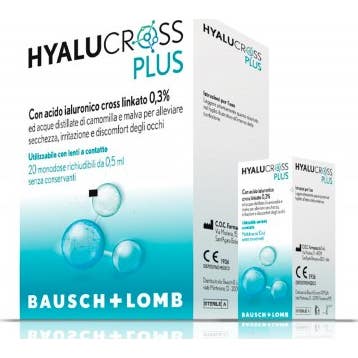 Bausch+Lomb Hyalucross Plus Colirio Estéril 30x0,5ml