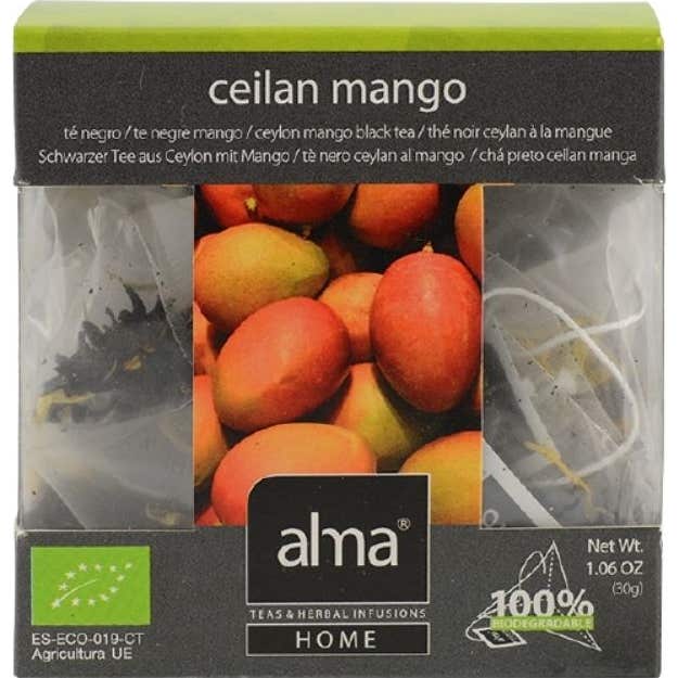 Alma Home Negro Té Ceylan Mango 15 Bolsas