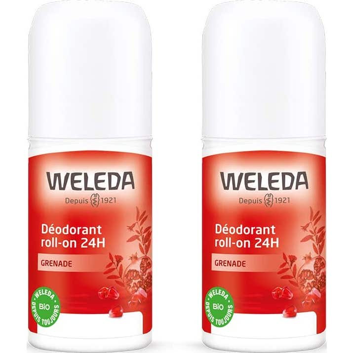 Weleda Desodorante Roll-On 24h de Granada 2x50 ml