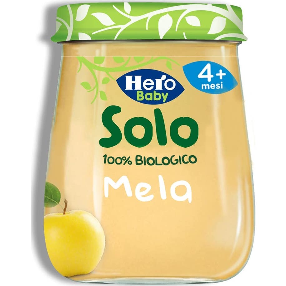 Hero Solo Papilla Manzana Bio 120g