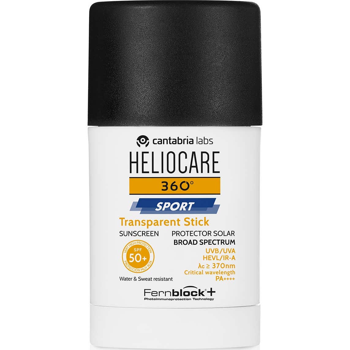 Heliocare 360º Sport Transparent Stick Protector Solar SPF50+ 25g