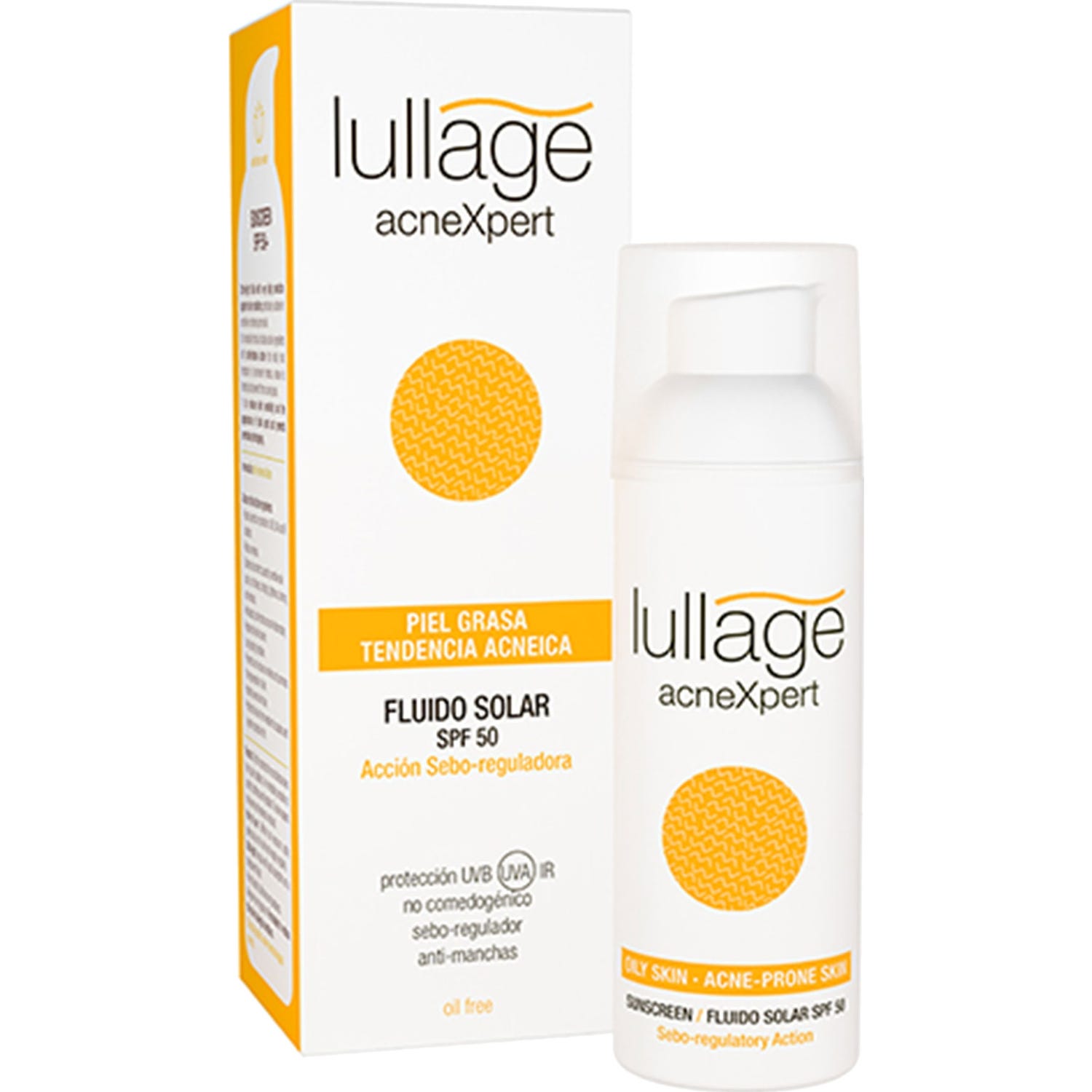 Lullage acneXpert fluido solar SPF50 50ml