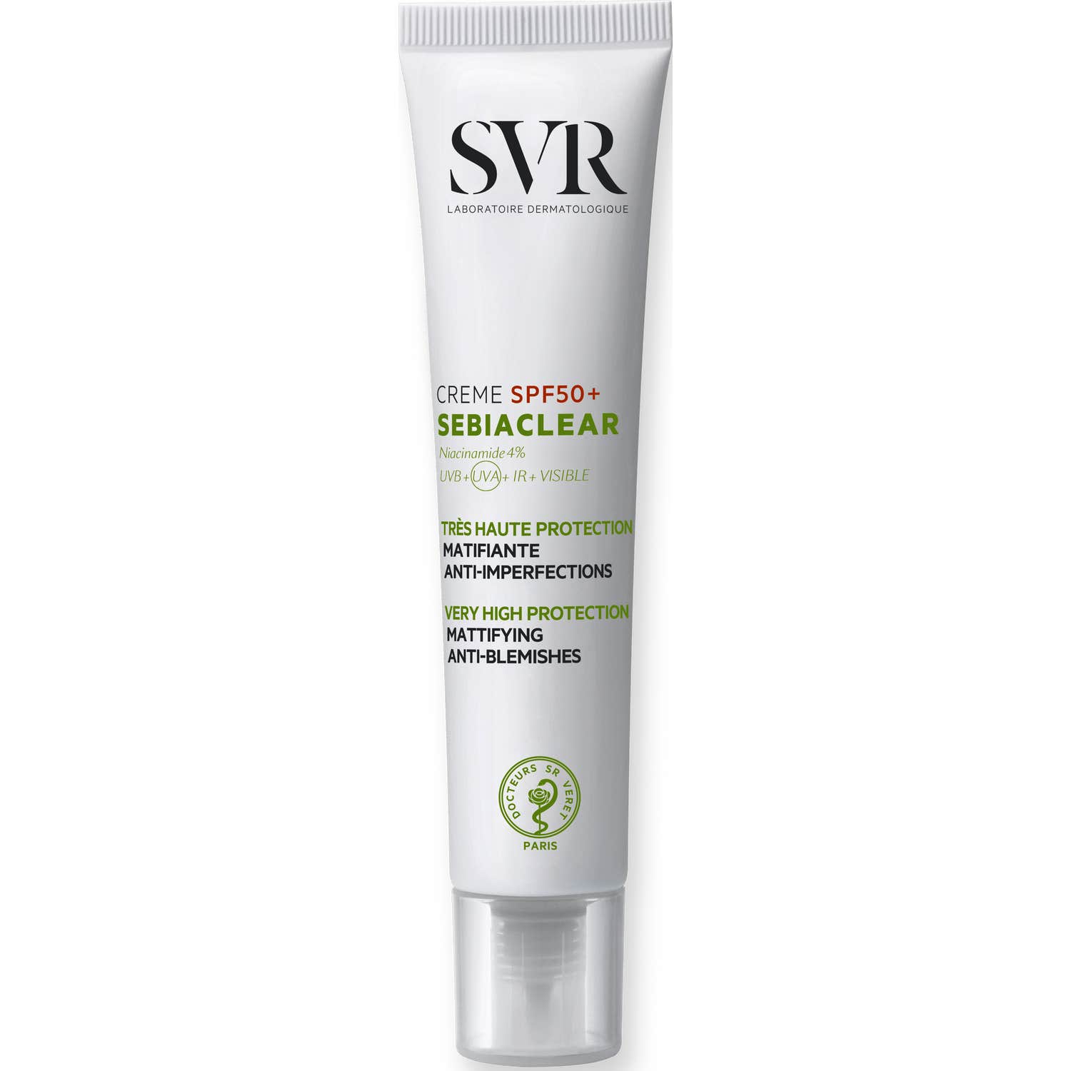 SVR Sebiaclear Crème SPF50+ Crema Solar Matificante Anti-imperfecciones 40ml