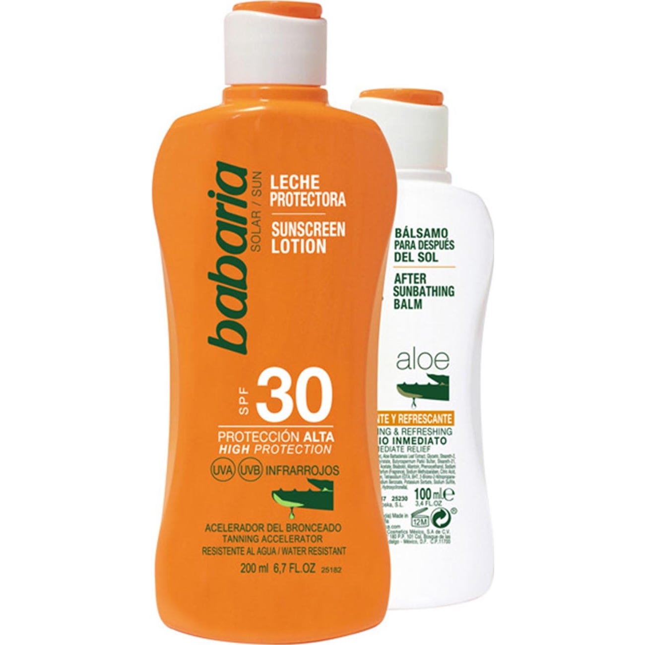 Babaria Solar Leche Aloe Vera Spf30 200ml