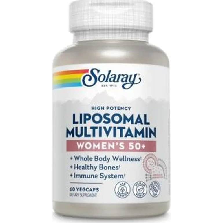 Solaray Liposomal Multivitamin Mujer +50 60caps