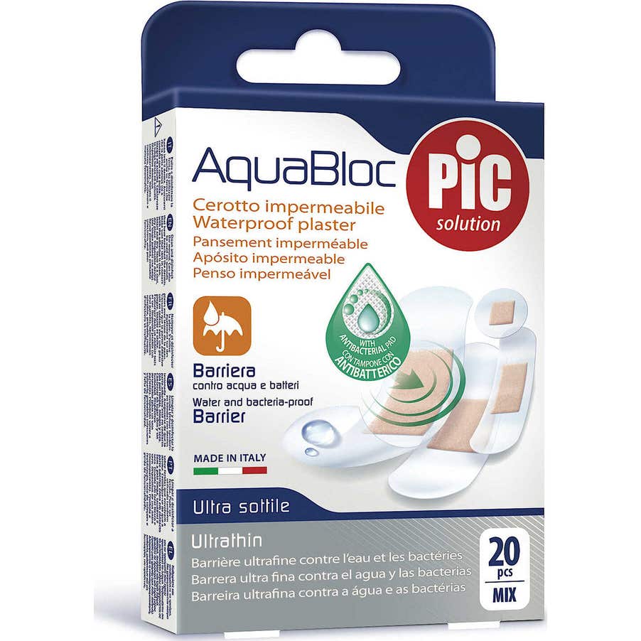 Pic Solution Aquabloc Antibact Surtido 20 Uds