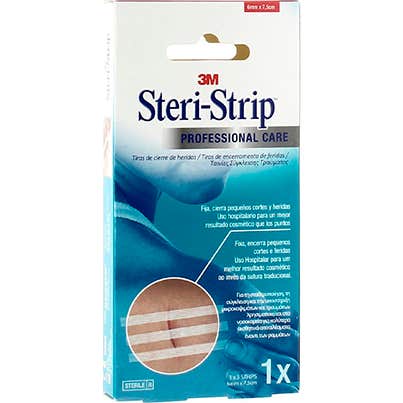 Steri Strip tiras de sutura cutánea 75mm x 6mm