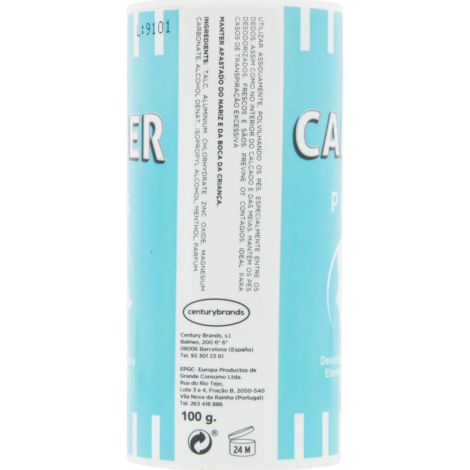 Calber Desodorante Polvo Pies 100gr