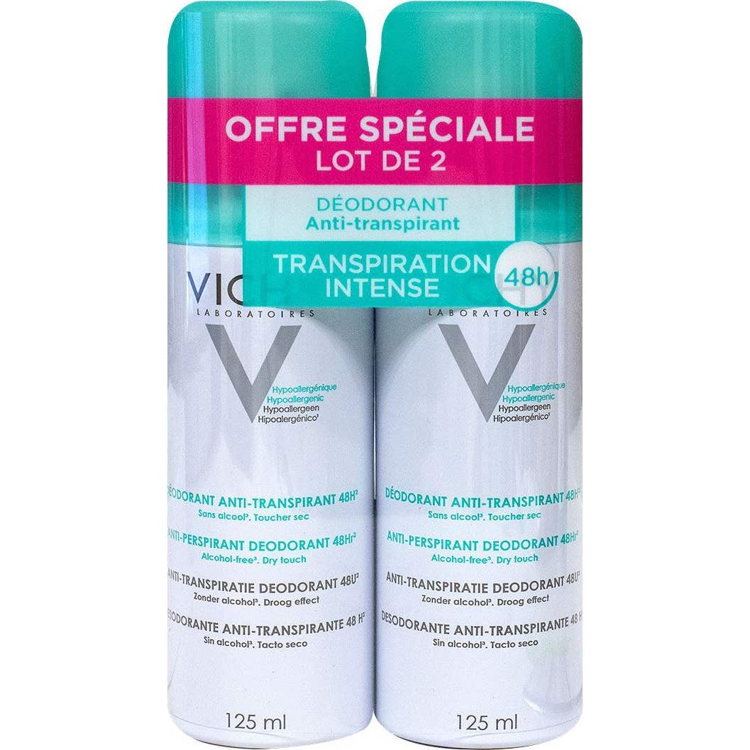 Vichy Desodorante Antitranspirante 48h Spray 2x125ml