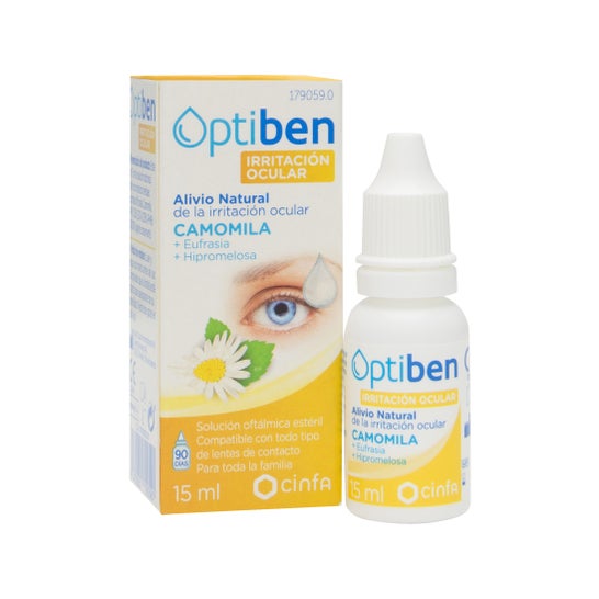 Optiben Irritated Eyes Sterile Dry Eyes 15ml Bottle